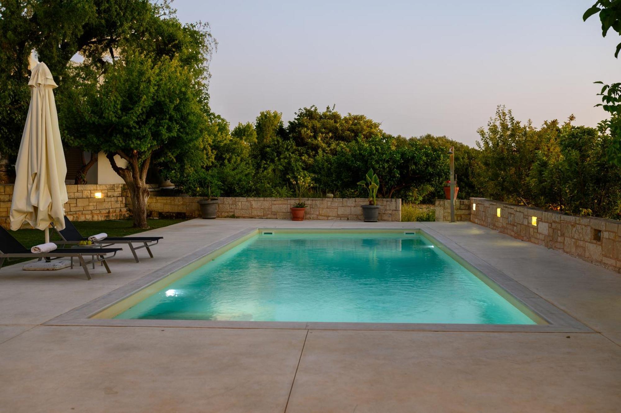 Blue Sky Villa In Crete Epano Vathia Exteriér fotografie