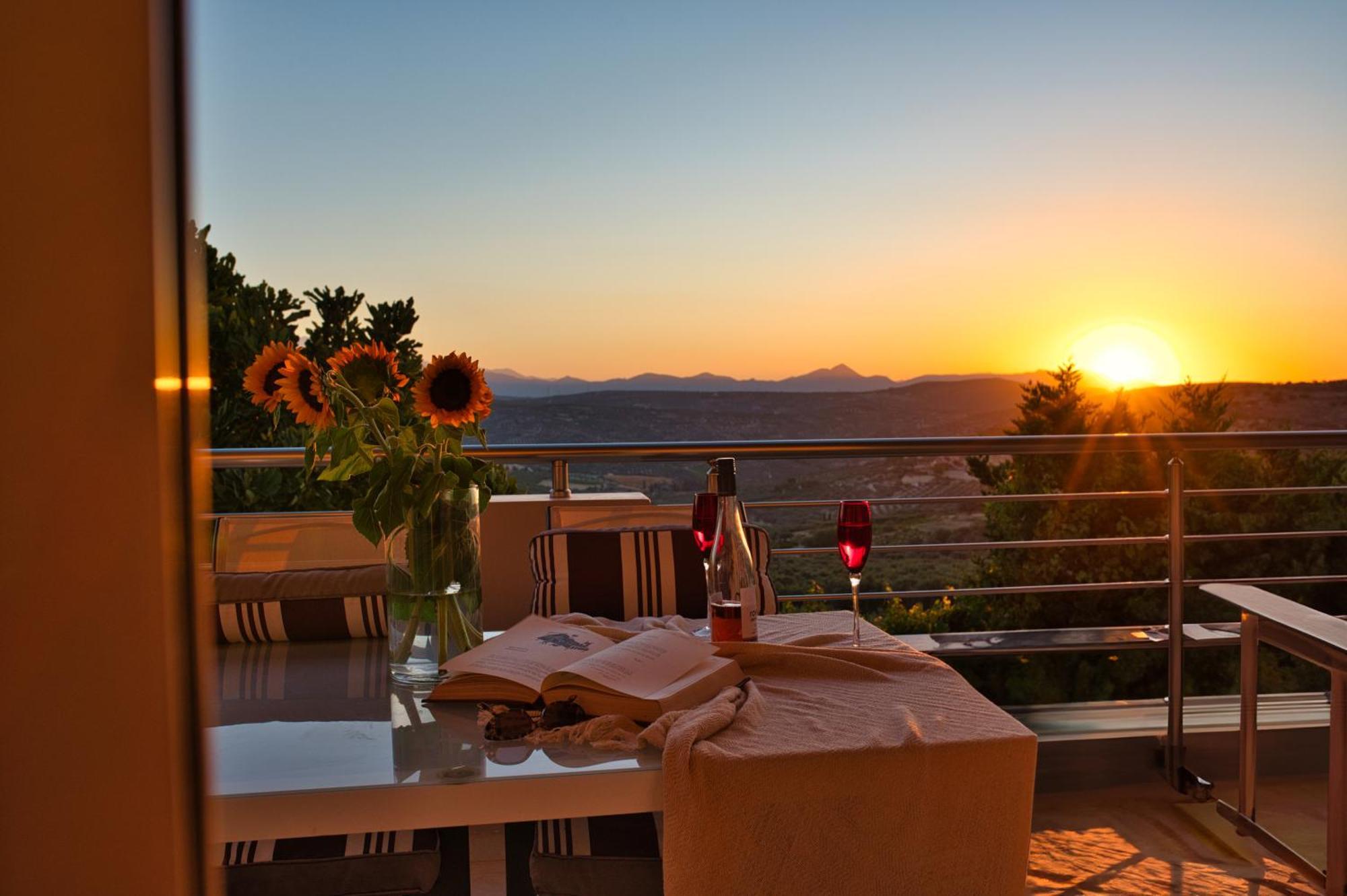 Blue Sky Villa In Crete Epano Vathia Exteriér fotografie