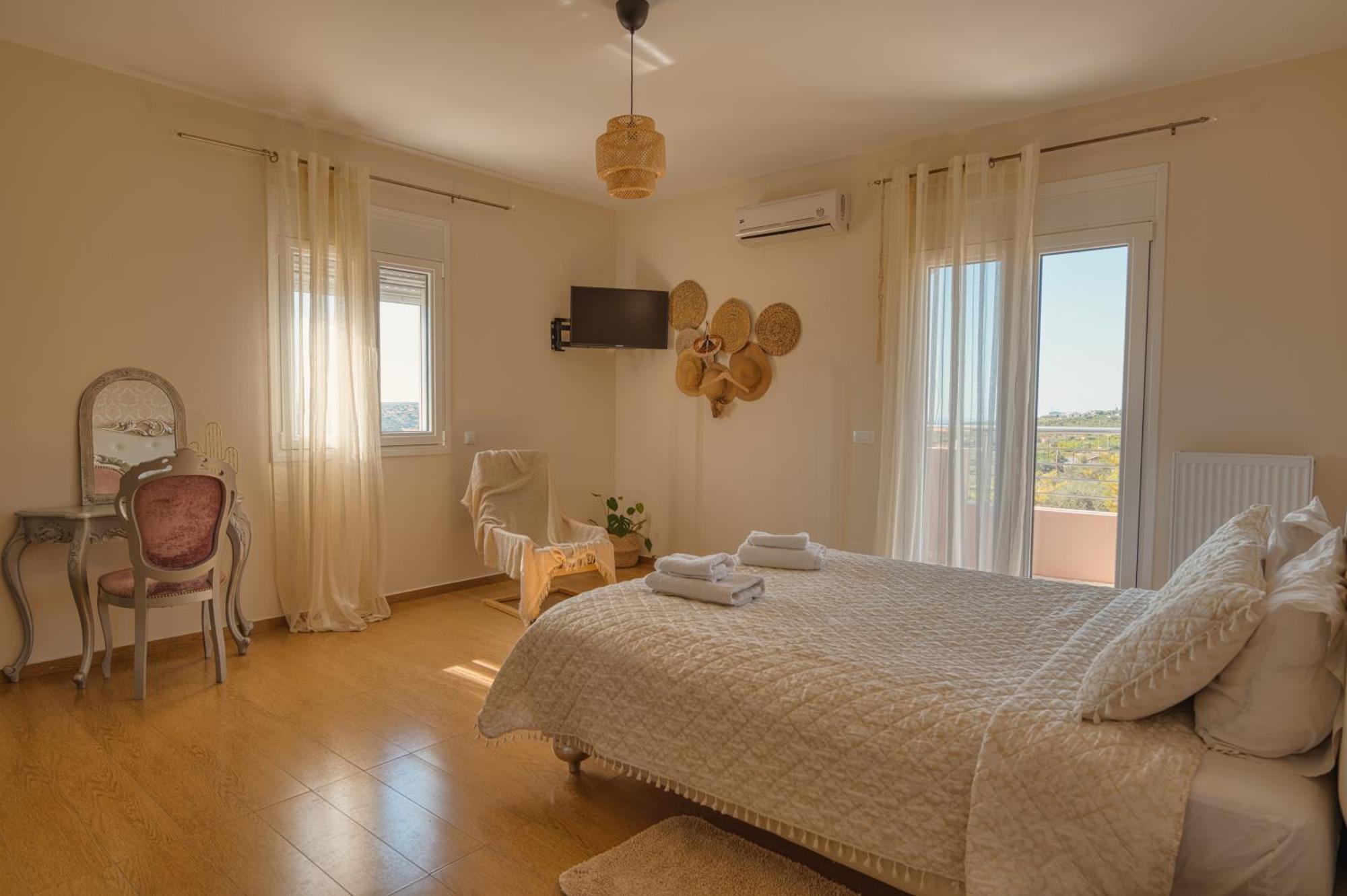Blue Sky Villa In Crete Epano Vathia Exteriér fotografie